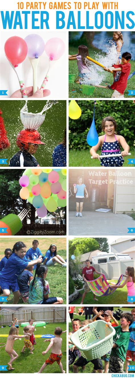 10 fun party games you can play with water balloons