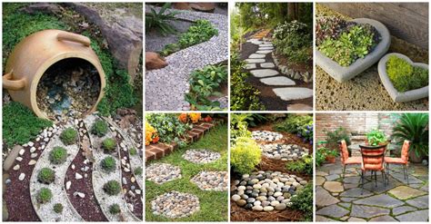 15+ Sorprendentes Ideas para Decoración de Jardín con Piedras