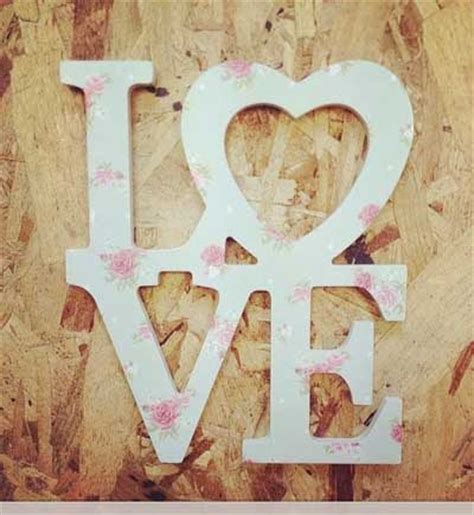 25 Ideas muy chic para decorar con la palabra LOVE. | Mil ...
