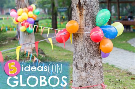 5 ideas con globos para fiestas   Manualidades Infantiles
