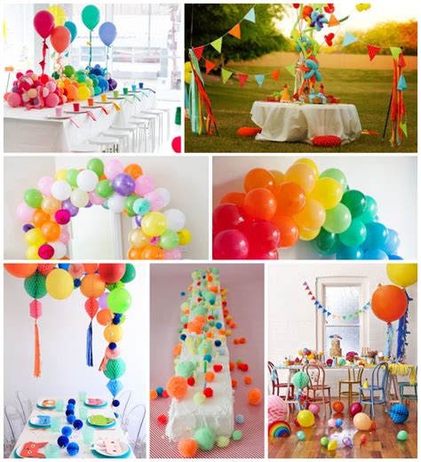 7 ideas con globos y pompones para organizar una fiesta ...