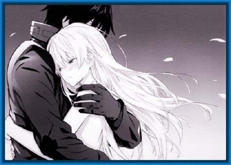 Anime imagenes romanticas en blanco y negro para descargar ...