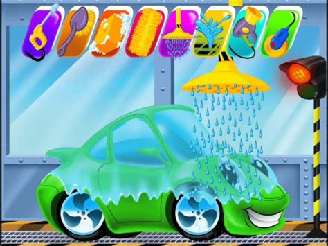 Car Wash and Spa video for kids Clean Up Games Kids Games ...