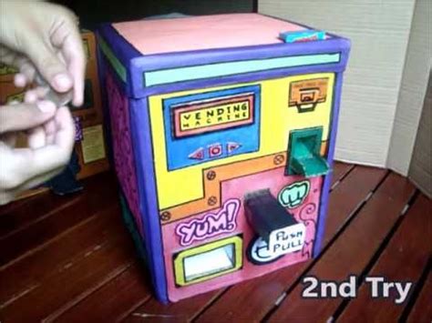 Cardboard Vending Machine | 100% PERFECTLY Made!   YouTube ...