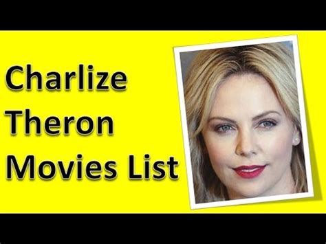 Charlize Theron Movies List   YouTube