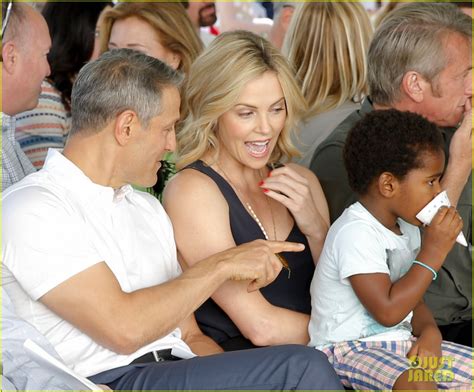 Charlize Theron & Sean Penn Bring Jackson to Charity Event ...