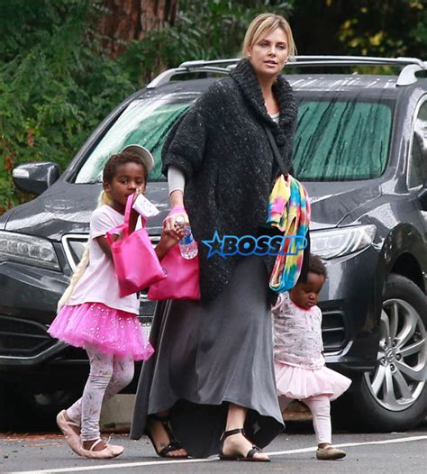 Charlize Theron’s Son Wears Pink Ballerina Outfit For ...