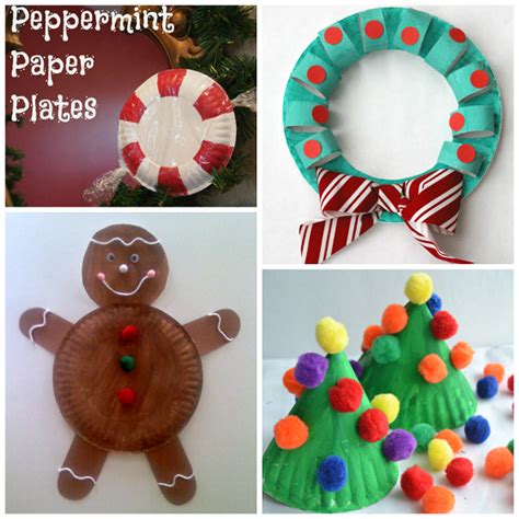 Christmas Paper Plate Crafts for Kids   Crafty Morning