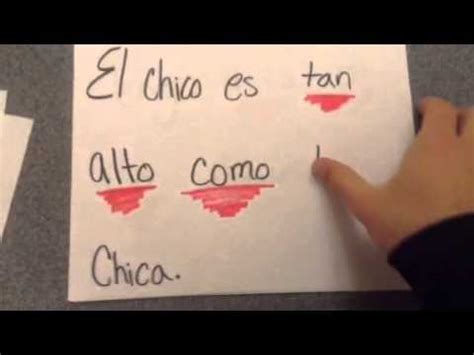 Comparaciones en español 4   YouTube
