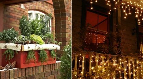 Decorar terrazas y balcones en navidad   25 ideas