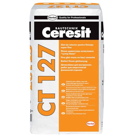 Dedeman Glet pe baza de ciment Ceresit CT 127, interior ...