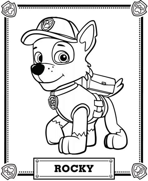 Dibujo de la Patrulla Canina para imprimir y colorear  2 ...