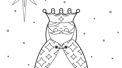 Dibujos de Reyes Magos para colorear   1