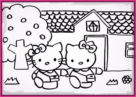 dibujos para colorear a kitty Archivos | Imagenes de Hello ...