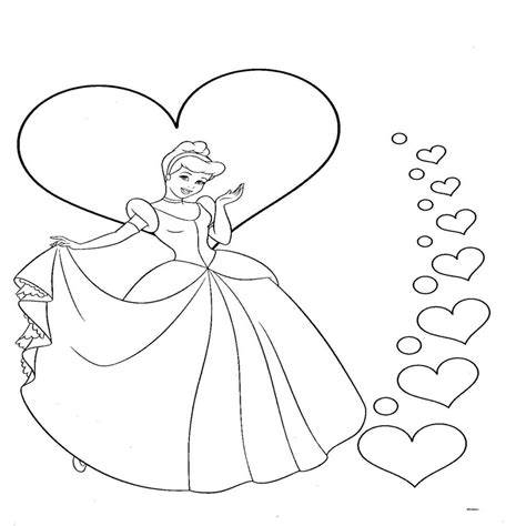 Dibujos Para Colorear De La Princesa Cenicienta