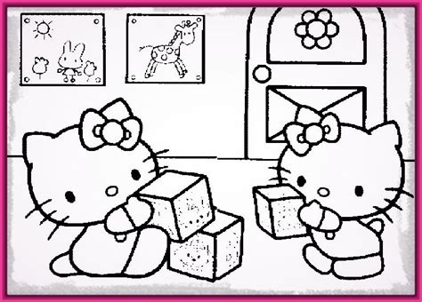Dibujos para Colorear e Imprimir de Hello Kitty Muy ...