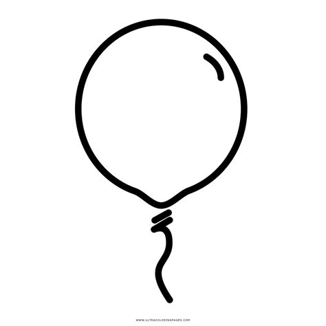 dibujos para iluminar de globos dibujo de globo para ...