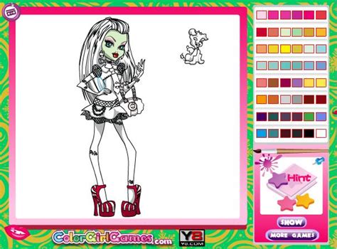 Dibujos para pintar en el ordenador de Monster High ...