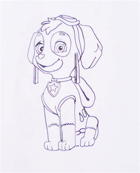 Dibujos para pintar   La Patrulla Canina   Dibujos para niños