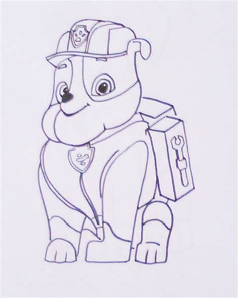 Dibujos para pintar   La Patrulla Canina   Dibujos para niños