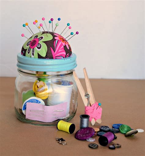 DIY Sewing Kit Gift in a Jar   Bless This Mess