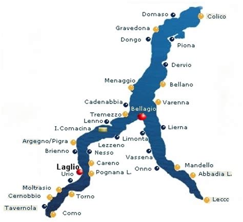 El lago de Como llamado también lago Lario extiende sus ...