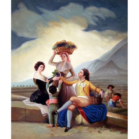 El otoño o La vendimia de Goya | Artefamoso | Copias de ...