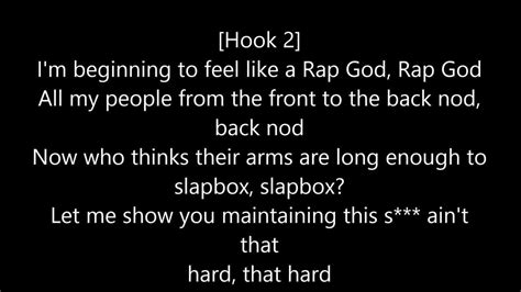 Eminem   Rap God Lyrics [CLEAN EDIT]   YouTube