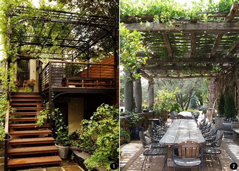 Exteriores con plantas: patios, terrazas, jardines ...