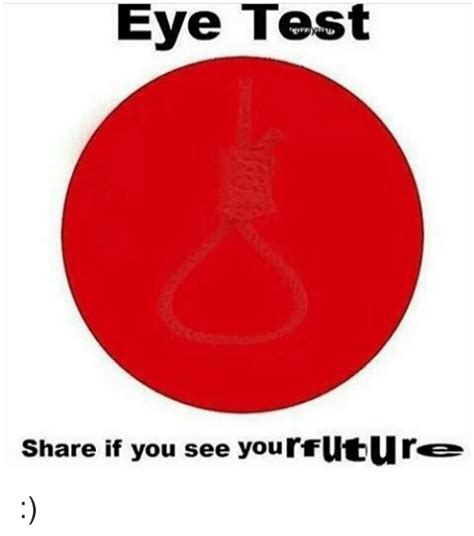 Eye Test Share if You See Yourfuturee | Test Meme on SIZZLE