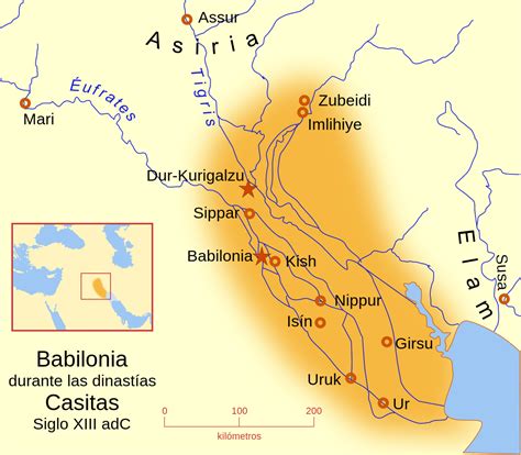File:Babilonia durante la dinastía Casitas Siglo XIII adC ...