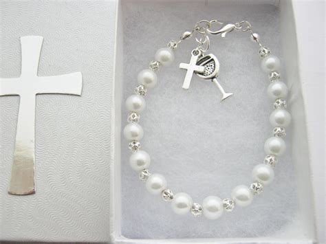First Holy Communion Bracelet First Communion Gifts Girls