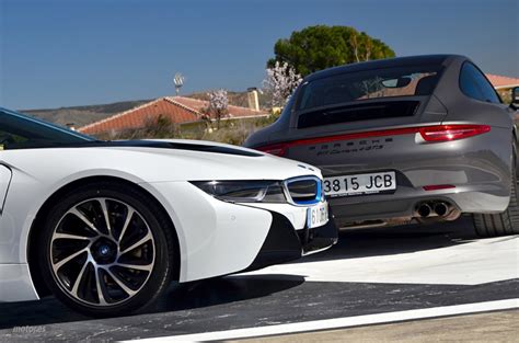 Fotos comparativa BMW i8 vs Porsche 911 GTS