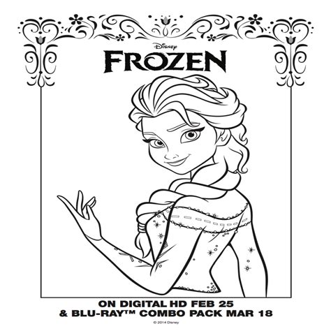 Frozen ImÃ Genes De Elsa Para Colorear Para Imprimir ...