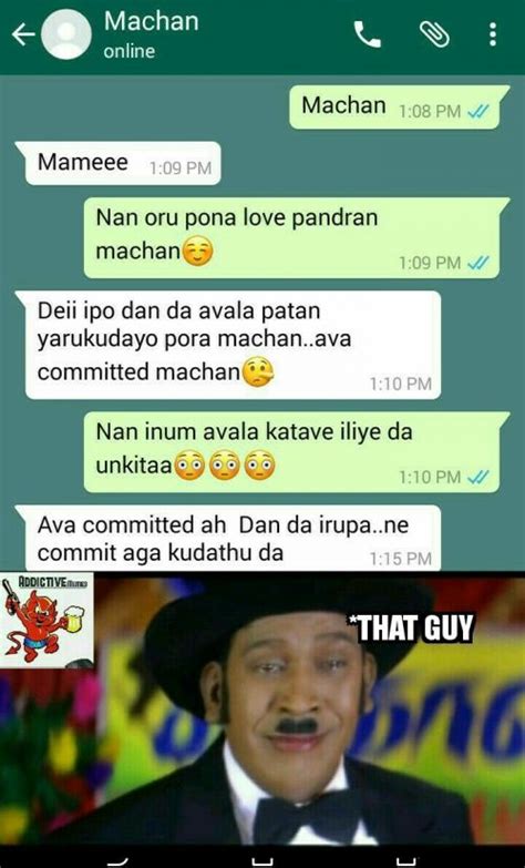 Funny Whatsapp Crush Tamil Memes Collection