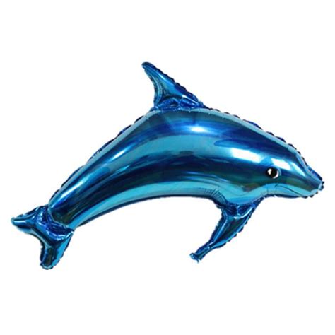 Globo helio delfín azul   Barullo.com