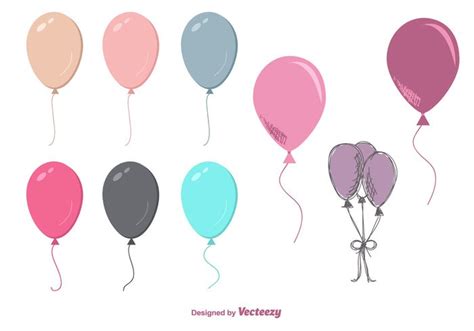 Globos de cumpleaños en vector y gratis   recursos WEB & SEO