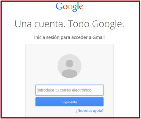 Gmail correo iniciar sesion
