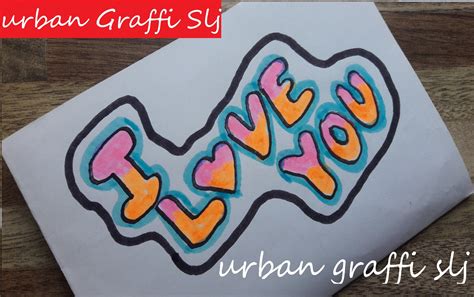 How to draw i love you in graffiti letters | como dibujar ...