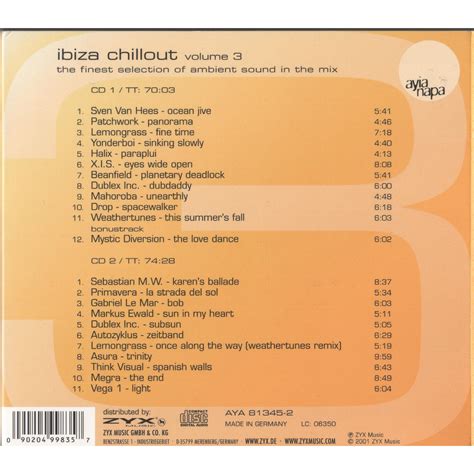 Ibiza Chillout Vol 3   mp3 buy, full tracklist