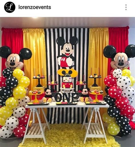 Ideas para fiesta de cumpleaños de Mickey Mouse