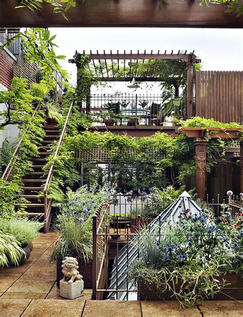 Jardines urbanos en las terrazas de Nueva York
