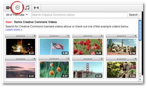 Licencia CC  Creative Commons  en YouTube