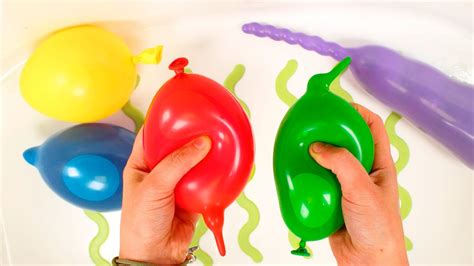 LOS COLORES ???? Aprender los colores con globos de agua ...