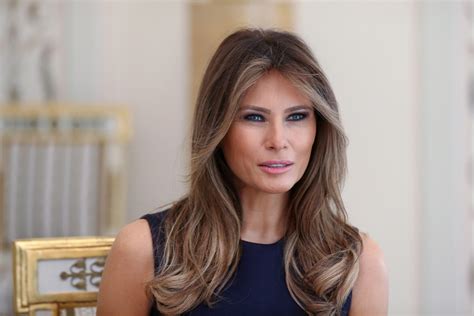 Melania Trump in Poland: See Her Colorful Dress & Purple ...