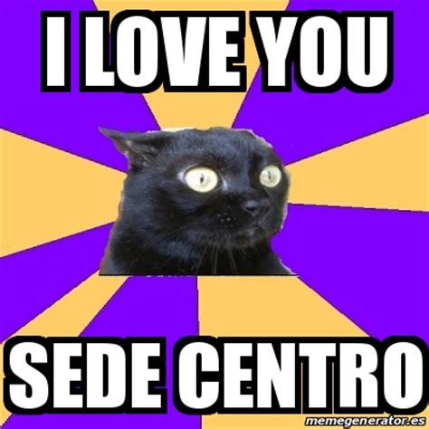 Meme Anxiety Cat   i love you sede centro   22020068