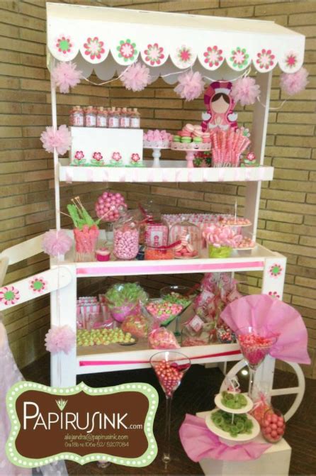 mesa de dulces, primera comunión niña, postres, decoración ...