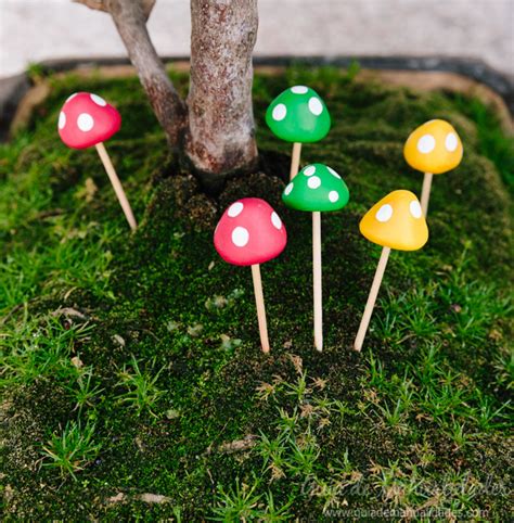 Mini hongos para decorar jardines de fantasía   Guía de ...