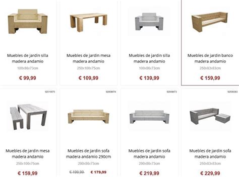 Muebles de jardín 2018 online, a precios baratos y de diseño