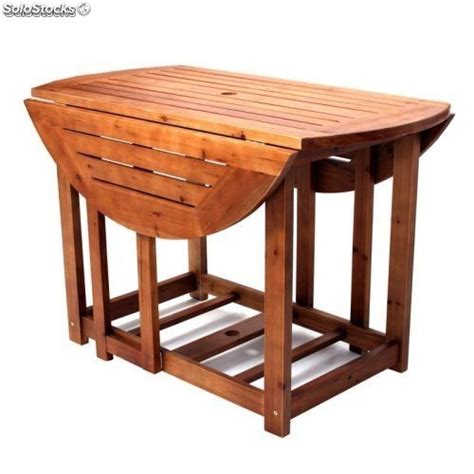 Muebles de jardín de madera teca mesa plegable mas 4 sillas